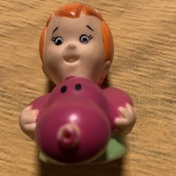 1991 Dennys Vintage The Flintstones Pebbles Fun Squirters