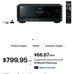 Yamaha 7.2 Channel Receiver