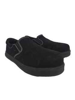 Dakota Women's 1008 Lightweight ATSP Canvas Slip-On Work Shoes Black Size 5.5M