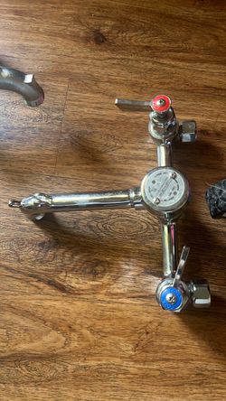 Fisher Commercial Faucet with Hot and Cold Valves