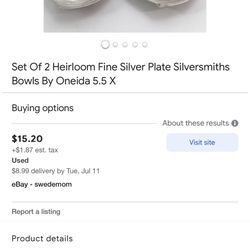 Heirloom Silver Plated