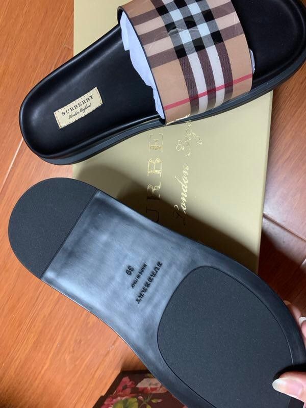 burberry slides on sale
