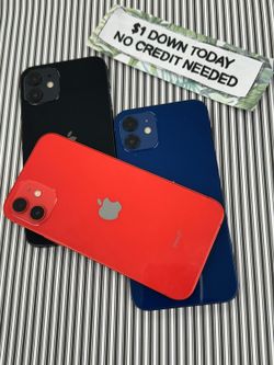 Apple IPhone 12 - Pay $1 DOWN AVAILABLE - NO CREDIT NEEDED 