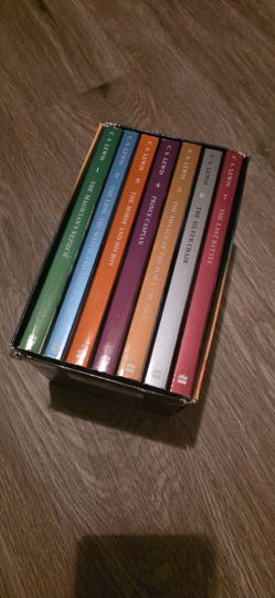 The complete Chronicles of Narnia boxed set by C.S. Lewis. The collection