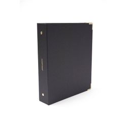 Russell+Hazel Bookcloth Mini 3 Ring Binder Onyx

