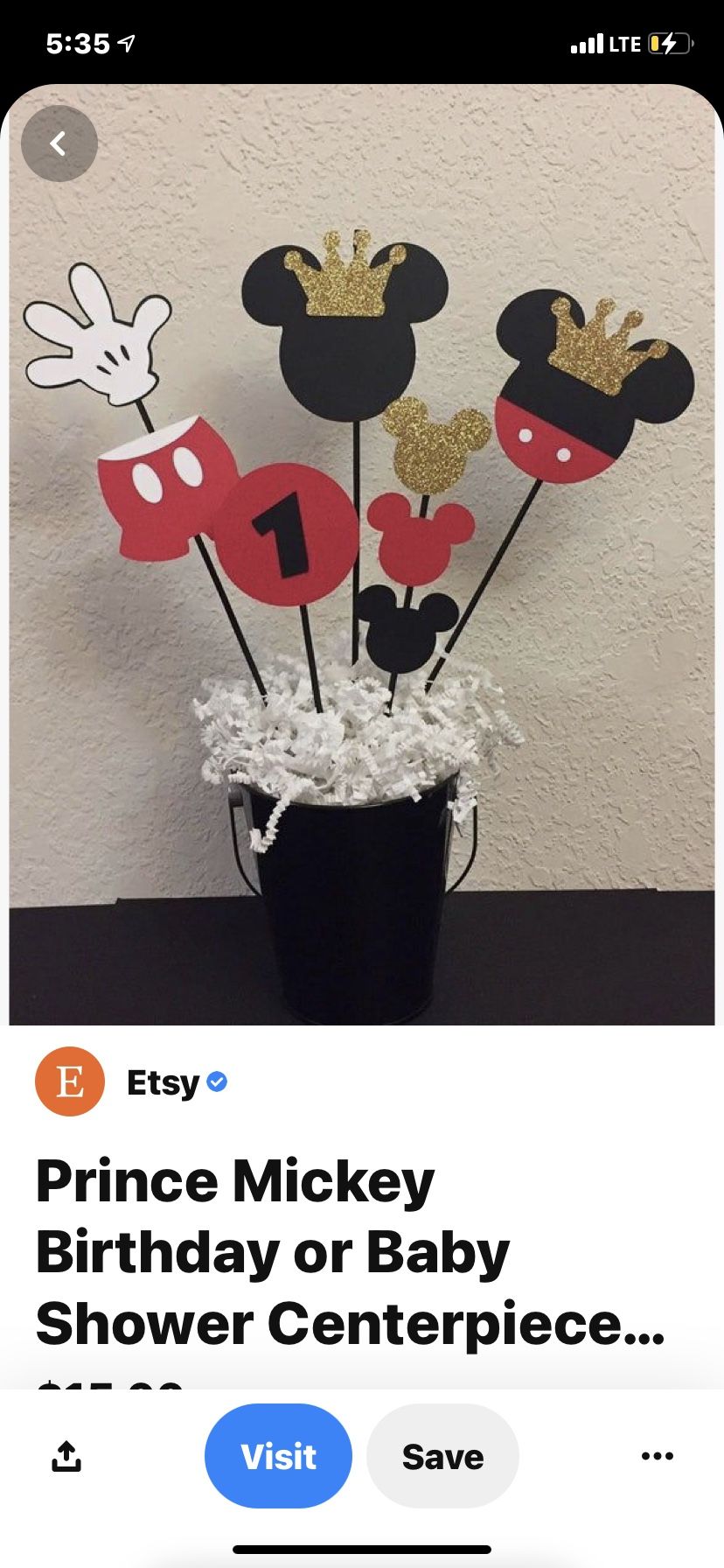 Mickey Birthday Decor