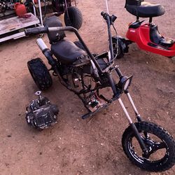 MOTO 3 LLANTAS INCLUYE EL MOTOR PARA PARTE O PROYECTO