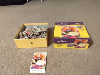 Hallmark 500 piece puzzle( fabric puzzle)
