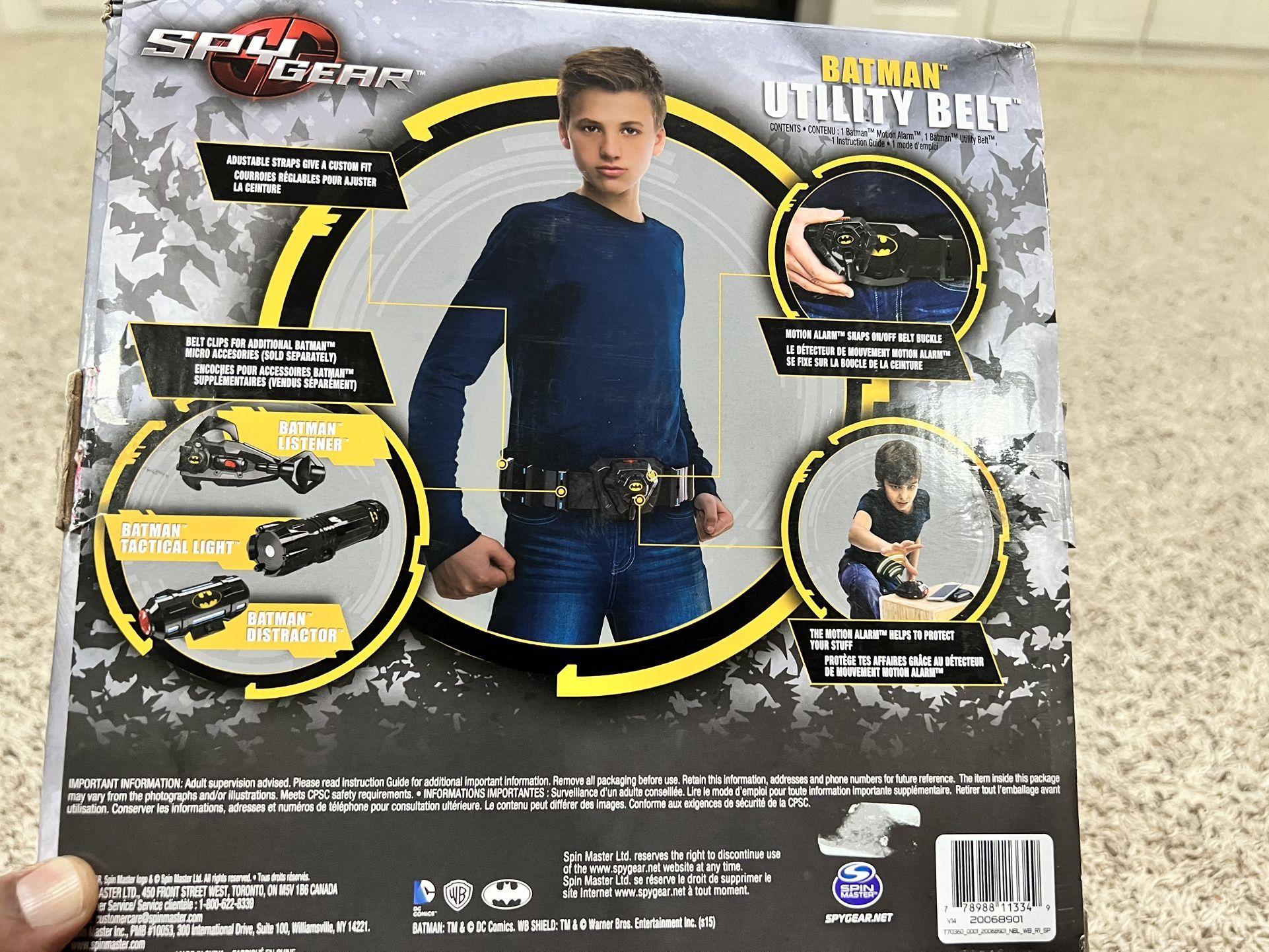 Spy Gear Batman Utility Belt - New (seal Packed)