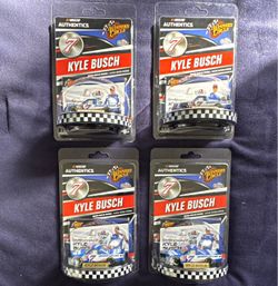 NASCAR Authentics Kyle Busch #7 Die-Cast Cars – Lot of 4