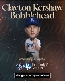 Clayton Kershaw LA Dodgers Bobblehead #22