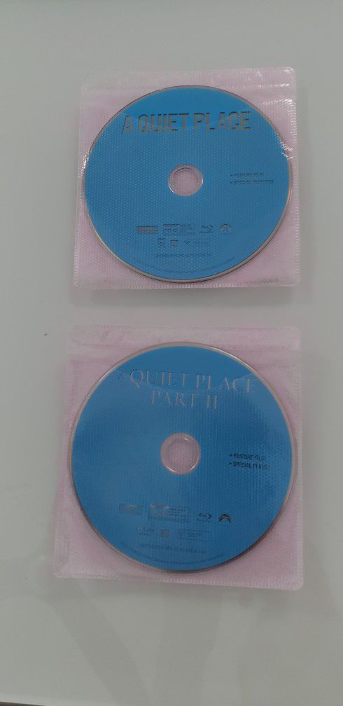 QUITE PLACE PART 1 AND PART 2 - BLU RAY DISC