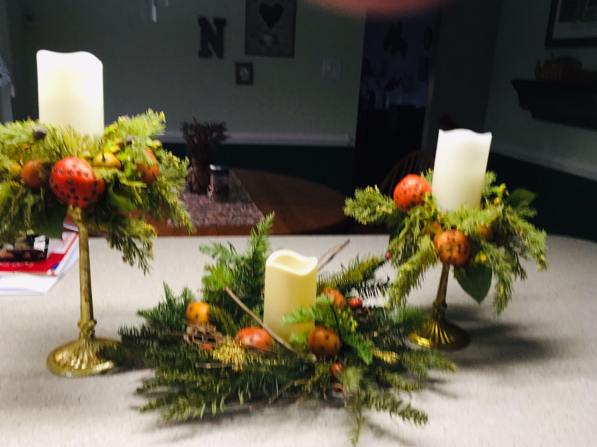 Christmas Table arrangement