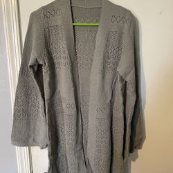 Light Gray Cardigan Women’s 