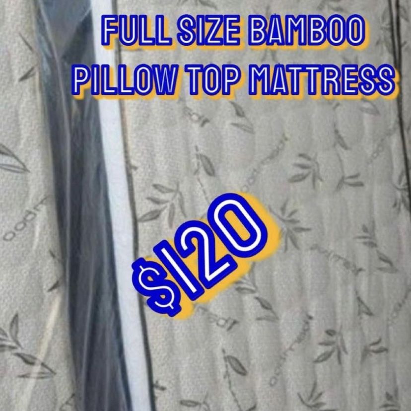 Full Size Bamboo Mattress 