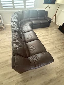 Natuzzi Italian Leather Sectional