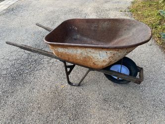 Heavy Duty 6 cu. ft. Steel Wheelbarrow