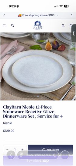 12 pieces dinnerware set