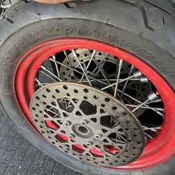 16” Duel Disc Front Harley Wheel 