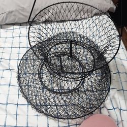 Fishing Pole Kids And A Wire Basket To Catch Or Hold FIS? Idk