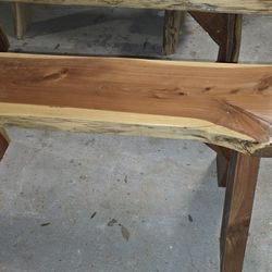Live Edge Cedar Bench Or Table