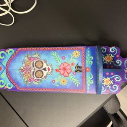 Day Of The Dead Colorful Decorative Wall Shelf
