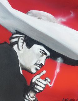 Vincente Fernandez Portrait By Brandy Devoid