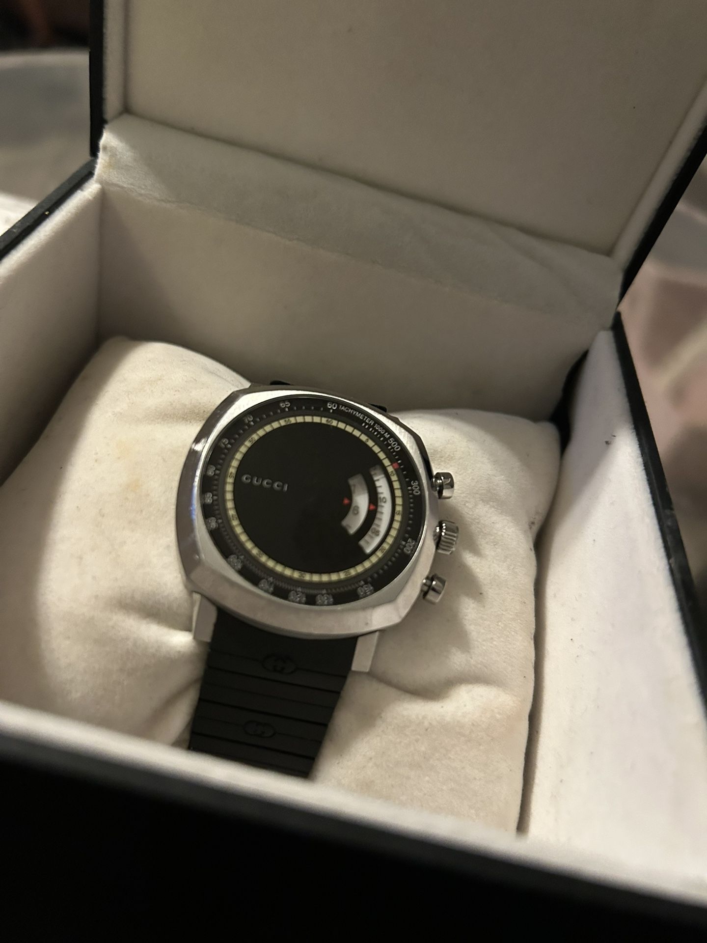 Gucci Men Grip Black Dial Watch Price Watch Ranges $700 -$1600