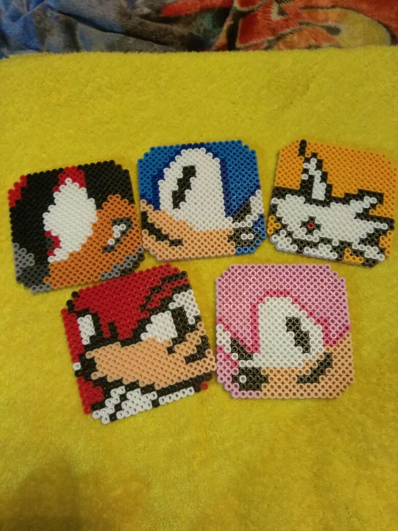 Cross Stitch Sonic Beads Pattern Sonic Perler Bead Pattern Super