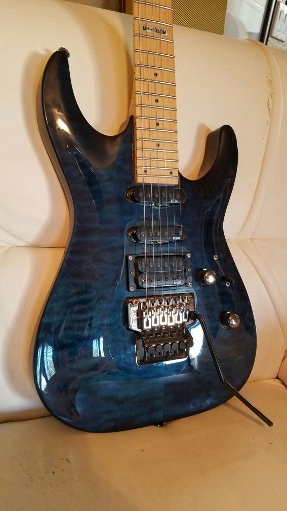 ESP LTD MH-103QM Electric Guitar Floyd Rose