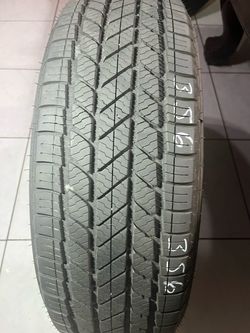 235/65/18. One used Bridgestone Alenza tire great tread