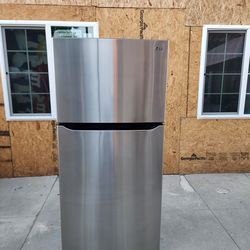 🔴3MONTHS WARRANTY 30X33X66 LG REFRIGERATOR 20CUFT SILVER