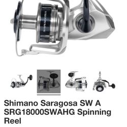 Shimano Saragosa 18000 w/ Shimano Grappler Rod