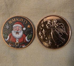 1 Oz Cooper Christmas Rounds
