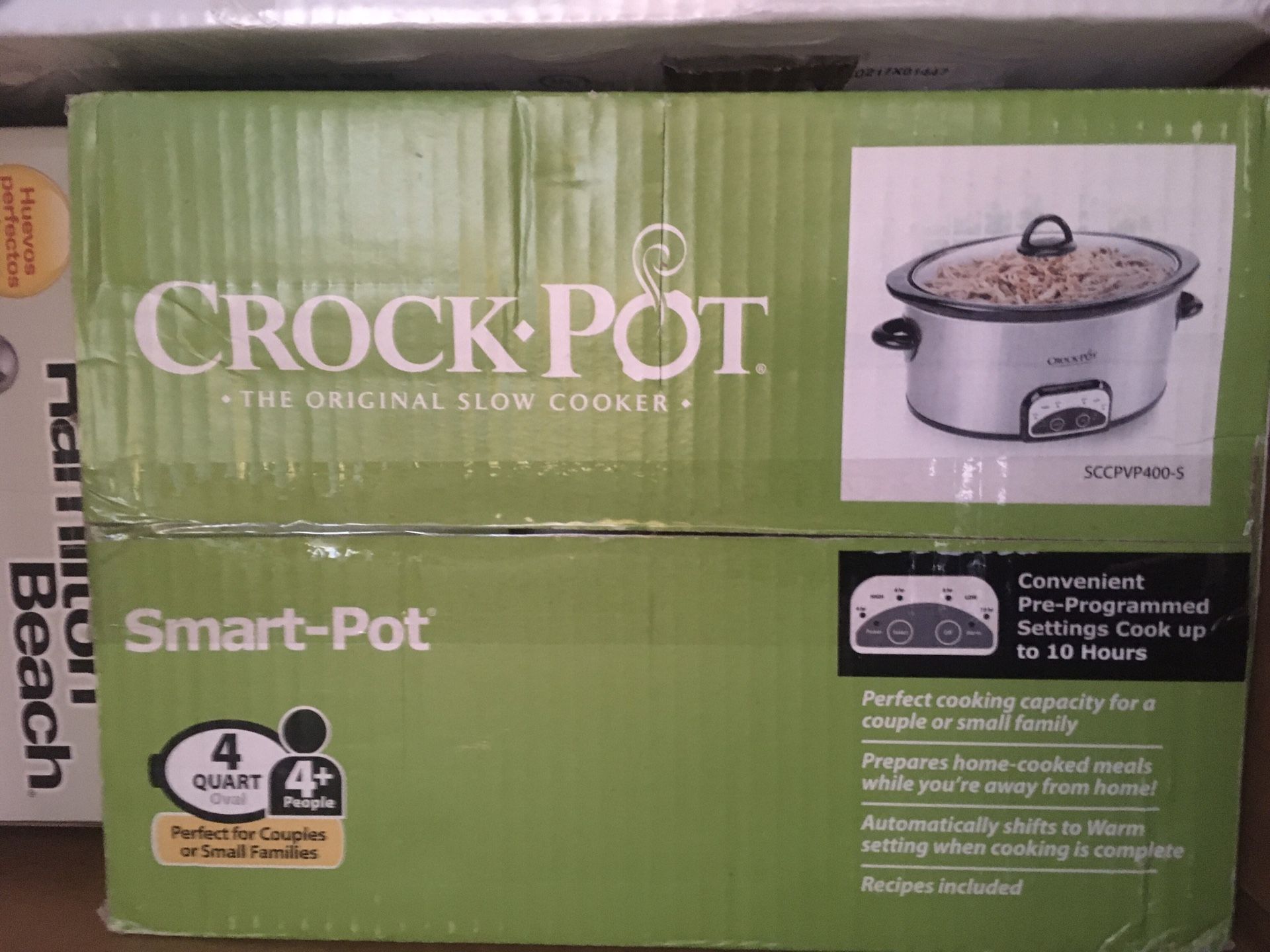 Crock pot 4 quart slow cooker