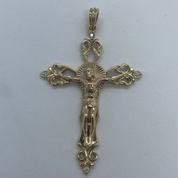 Jesus Cross Pendent 14K Gold