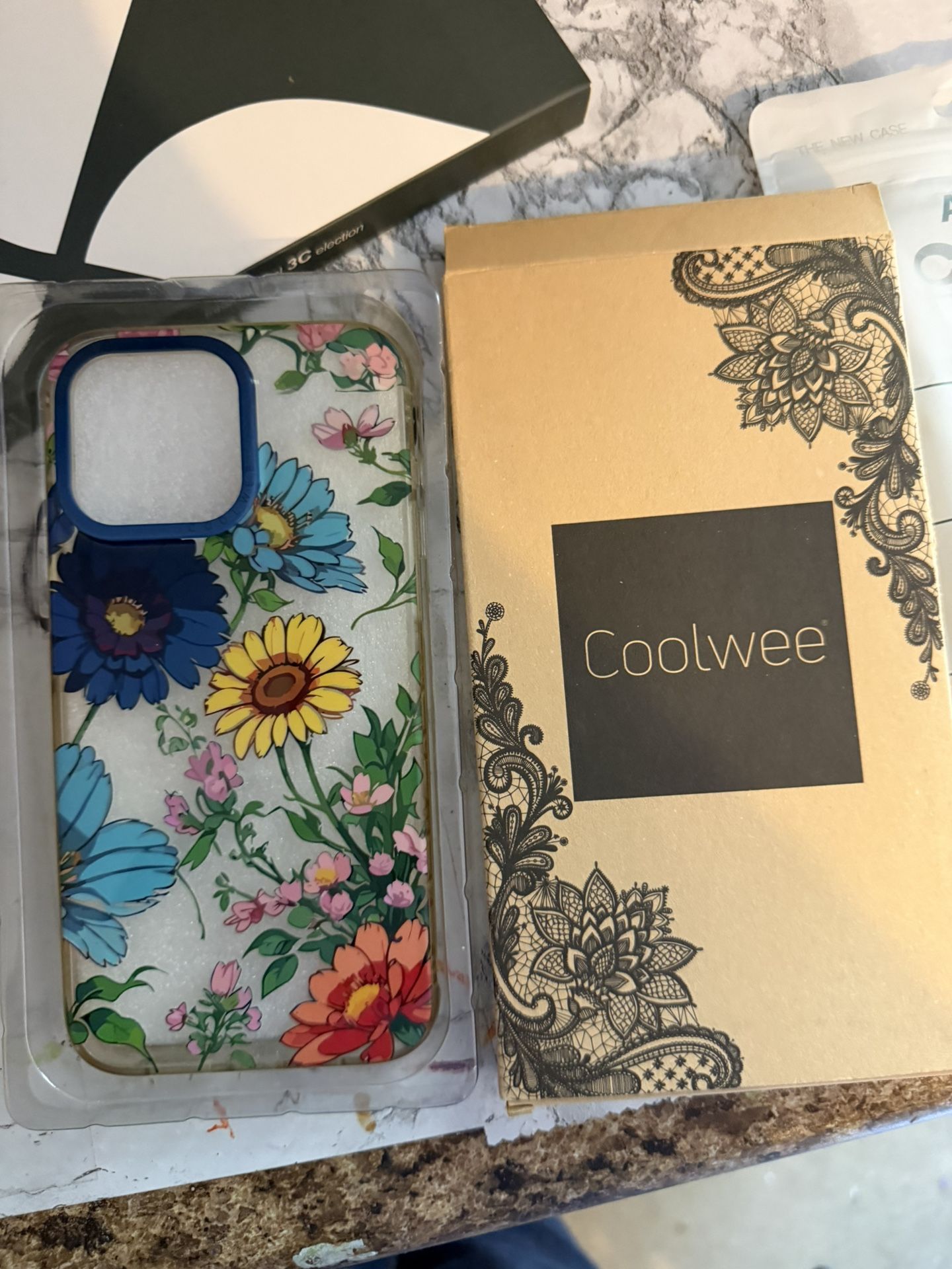 Iphone 15 Pro Max Case Flowered
