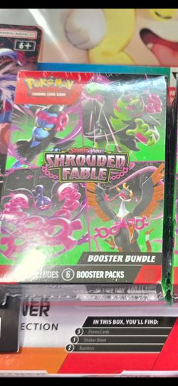Pokémon TCG: Scarlet & Violet Shrouded Fable Booster Bundle - Factory Sealed (6 Packs)