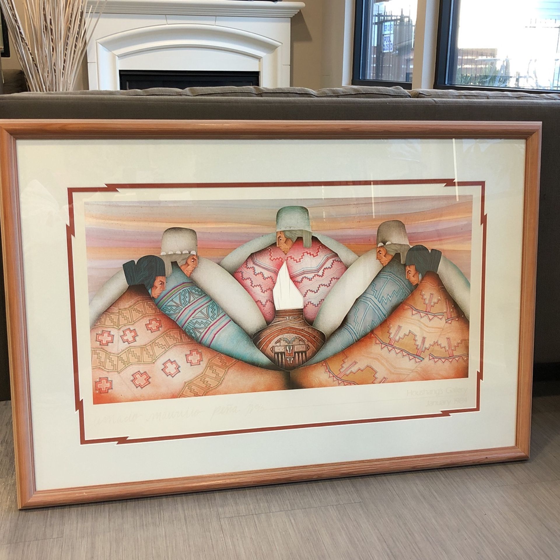 Custom framed art From Houshang’s gallert