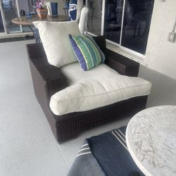 outdoor chair and couch
