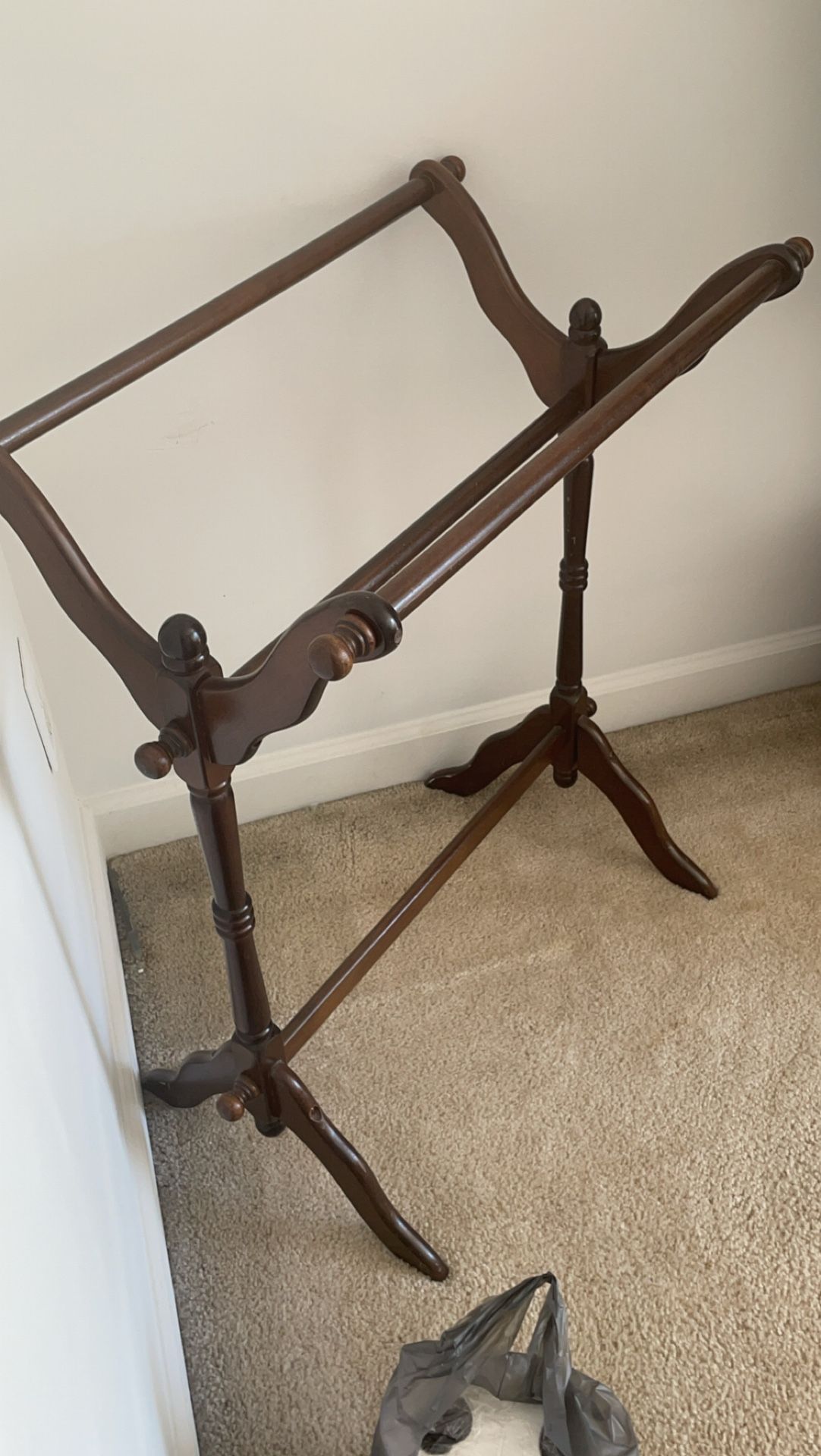 Antique Blanket Rack