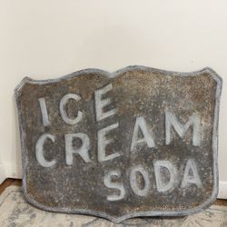 Ice Cream Soda Sign