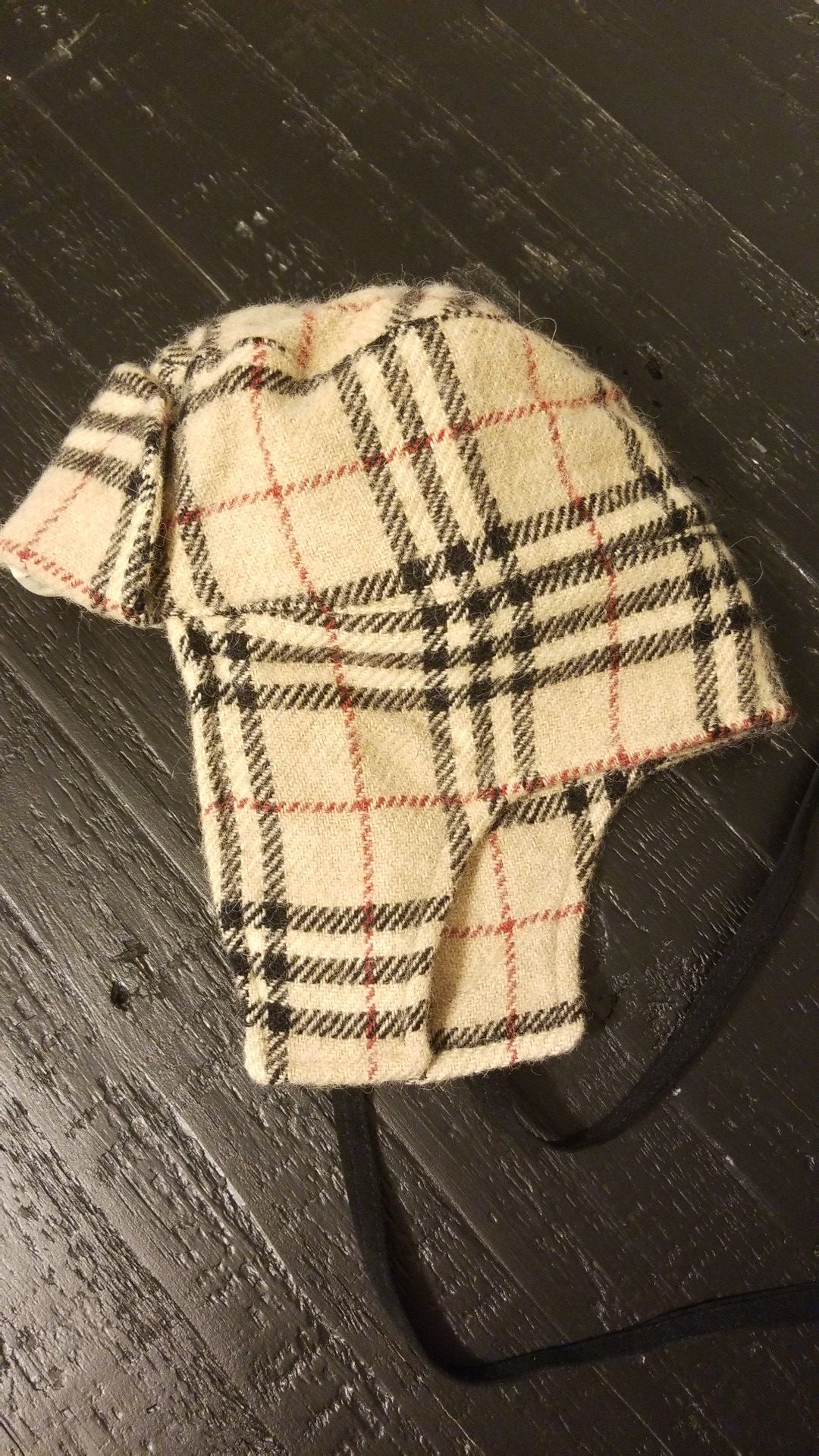 Burberry womens ushanka winter hat wool/alpaca