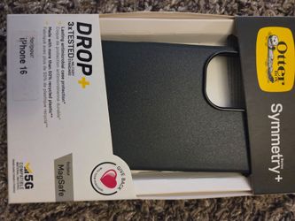 Iphone 16 black OtterBox case. Brand new