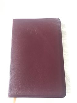 The Message Eugene Peterson Burgundy Leather New Testament and Proverbs