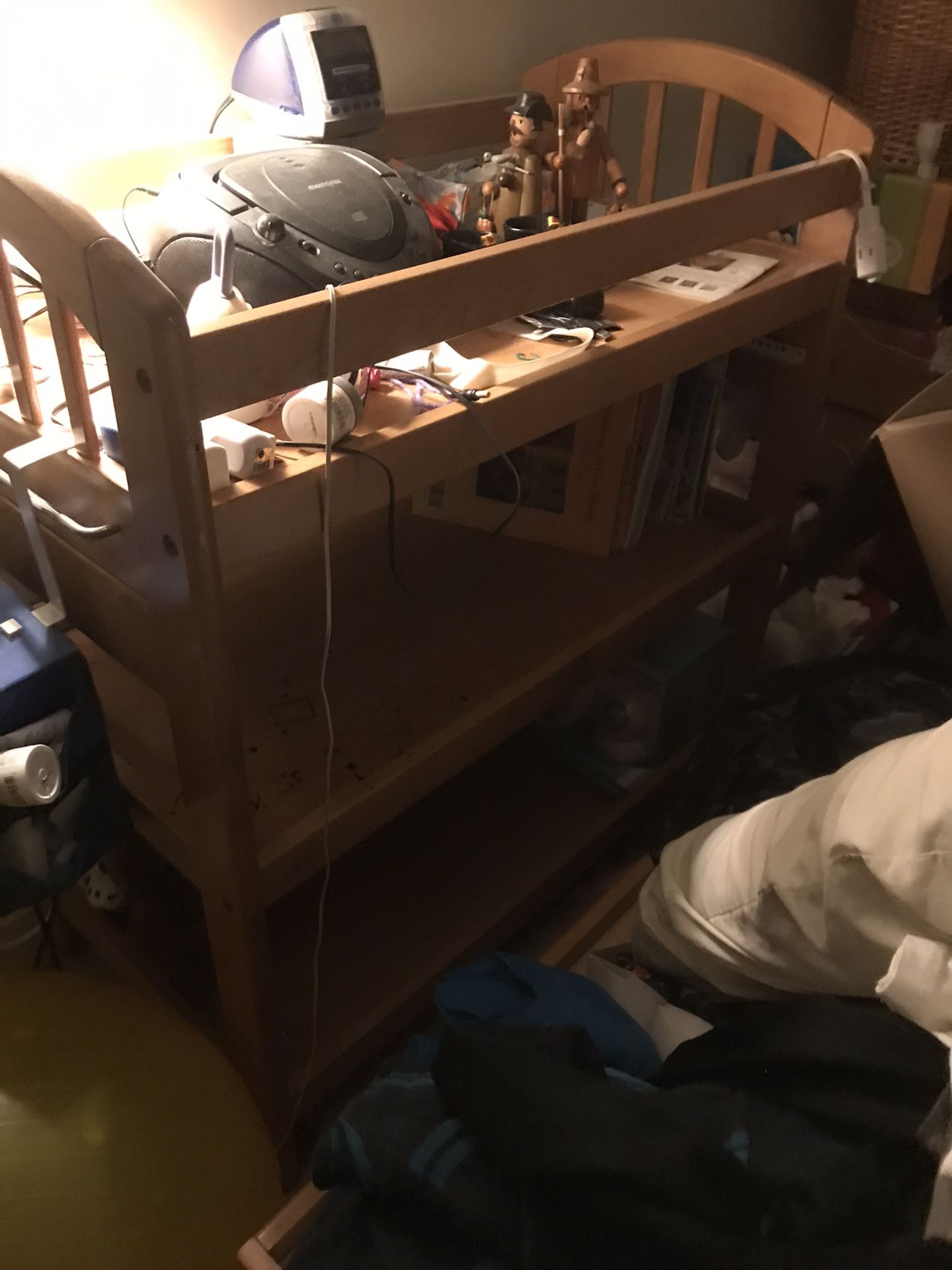 Light Maple Changing Table