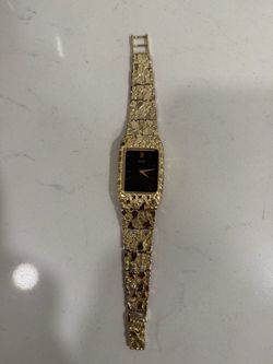 14k vintage nugget seiko watch