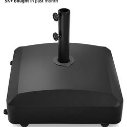 Fillable Umbrella Base With Wheels