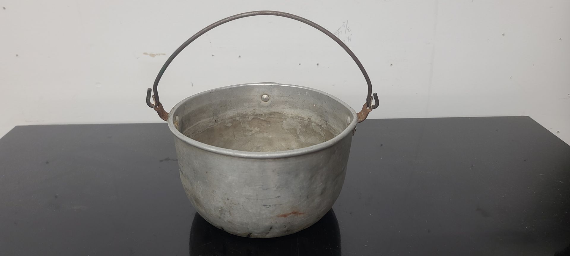 Vintage Aluminum Pot with Handle