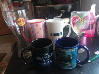 Misc mugs and glasses